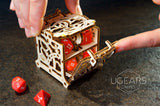 UGears Games Wooden Mechanical Model Kit Dice Keeper
