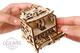 UGears Games Wooden Mechanical Model Kit Dice Keeper