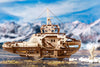 UGears Mechanical Wooden Model 3D Puzzle Kit Tugboat Boat