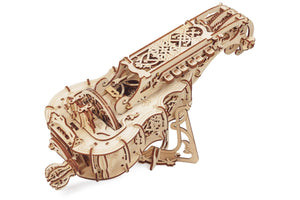 UGears Wooden Mechanical Model Hurdy Gurdy Musical Instrument