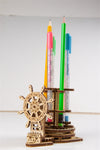 UGears Mechanical Wooden Model 3D Puzzle Kit Wheel-Organizer