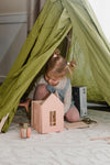 BABAI Cotton Play Tent in Green Khaki Color