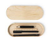 BABAI Wooden Pencil Case in Natural Finish